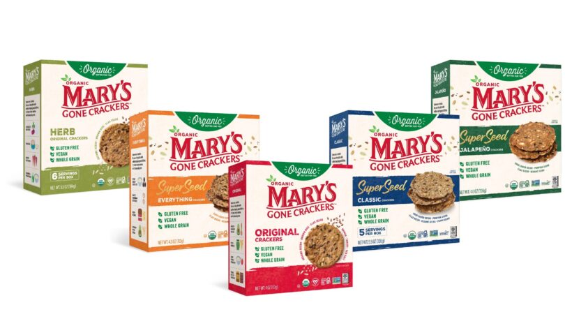 Mary’s Gone Crackers Unveils New Packaging to Highlight Leading Organic and Gluten-Free Status