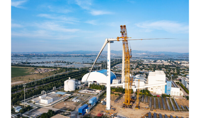 XCMG’s 4,000-Tonne Crawler Crane Debuts in Offshore Wind Power Sector