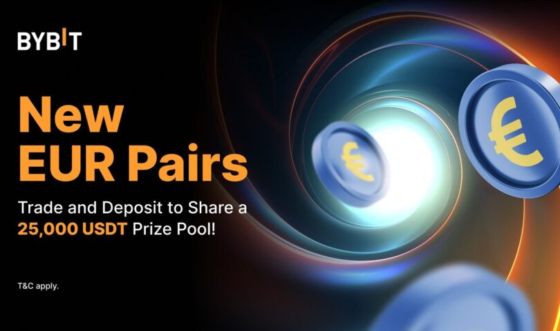Bybit rozširuje ponuky spotových párov v EUR v podobe úžasnej výhry 25 000 USDT