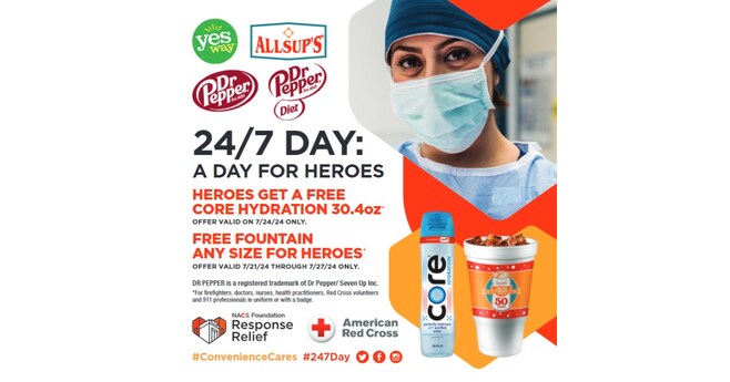YESWAY JOINS WITH NACS TO CELEBRATE 24/7 DAY AT ALL YESWAY AND ALLSUP’S STORES