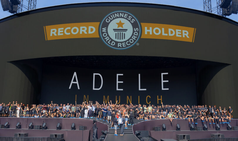 Solotech Powers Adele’s GUINNESS WORLD RECORDS® Largest Temporary Outdoor LED Screen