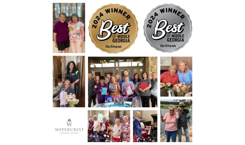 Watercrest Macon Assisted Living and Memory Care Achieves Top Honors in the Best of Middle Georgia Awards