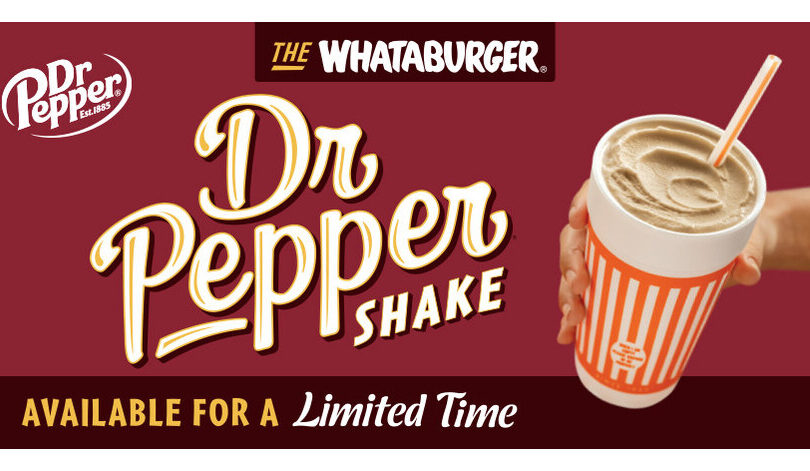 Guess Who’s Back, Back Again? Whataburger’s® Dr Pepper Shake Returns for a Limited Time