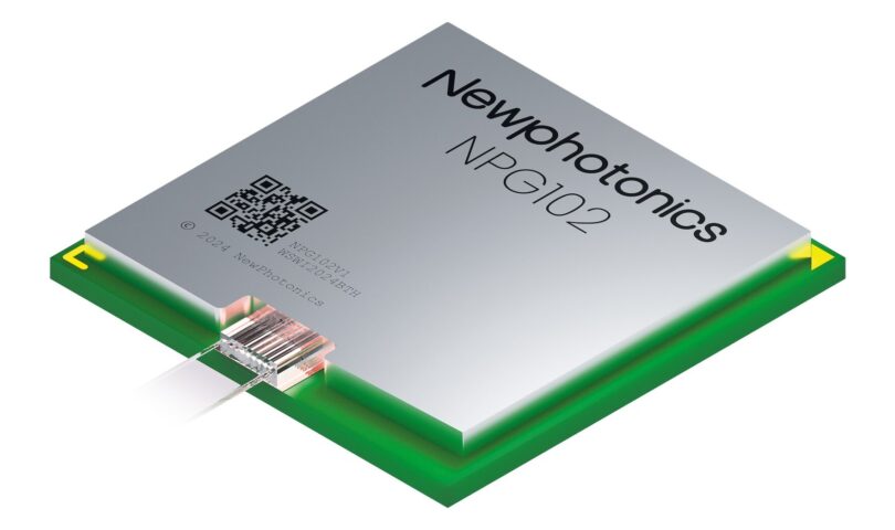 NewPhotonics stellt NPG102 Transmitter-on-Chip für DSP-basierte optische Module für Rechenzentrumsverbindungen der KI-Ära mit 1,6 Tbps