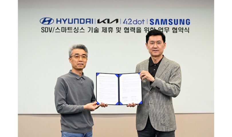 Hyundai Motor, Kia and Samsung Electronics Join Forces to Advance SDV User Experience