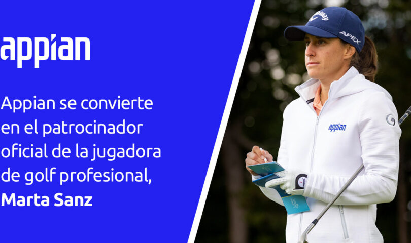 Appian patrocina a la jugadora de golf española Marta Sanz Barrio