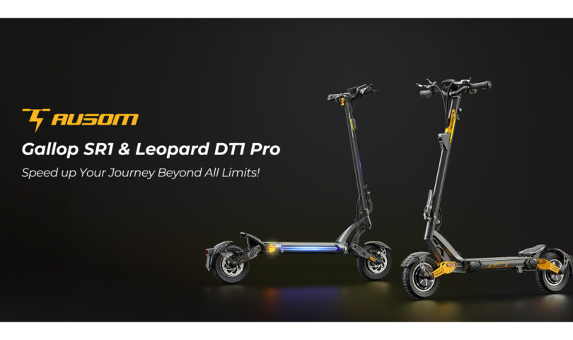 Ausom Escooter Release New Off-Road Gallop SR1, Leopard DT1, DT1 Pro and GX1, Transforming Your Adventure Style