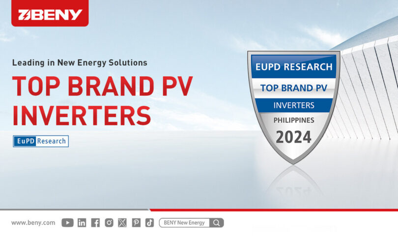 Beny получает награду Top Brand PV 2024 за инверторы от EUPD Research
