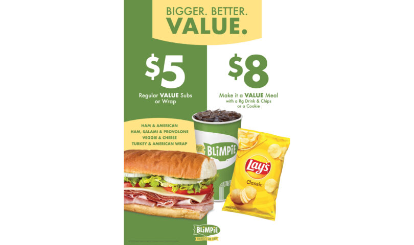 Blimpie Introduces New Value Meal
