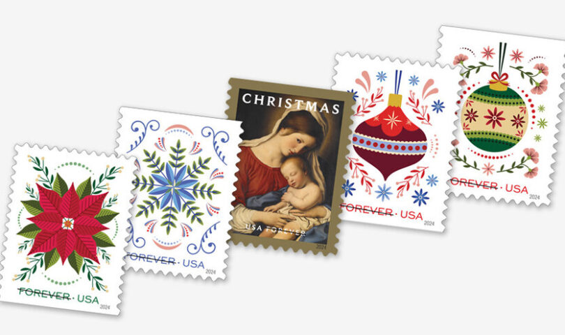 USPS Unveils Festive Holiday Stamps at National Postal Museum
