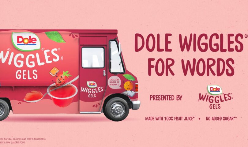 DOLE WIGGLES® FOR WORDS PROGRAM LAUNCHES TO ADVOCATE FOR CHILDHOOD LITERACY AND BETTER SNACKING
