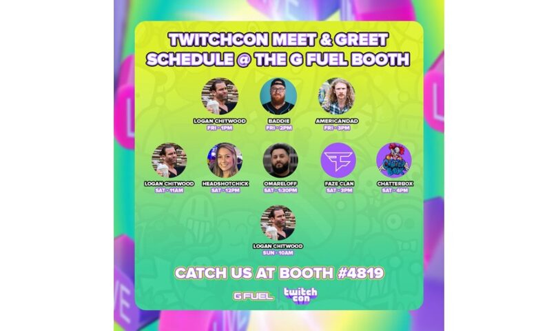 G FUEL Brings New Products, Sneak Peeks, and Fan-Favorite Influencers to TwitchCon San Diego 2024