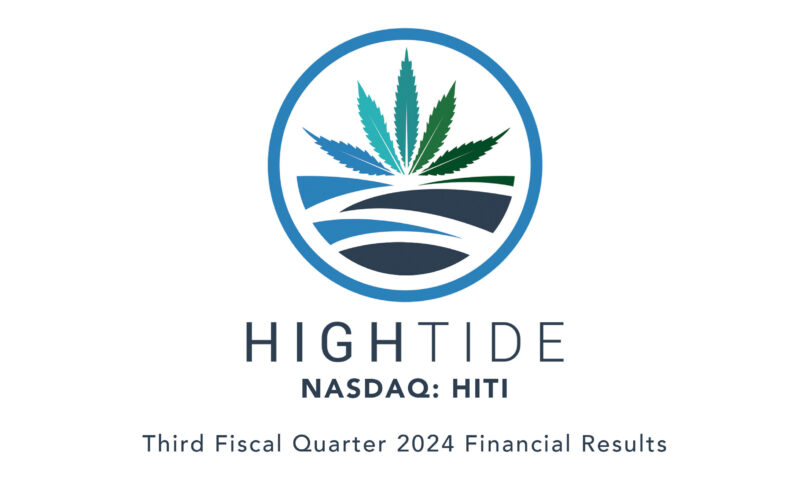 High Tide Reports Third Quarter 2024 Financial Results Featuring Record Revenue of 1.7 Million, and 2nd Consecutive Quarter of Positive Net Income