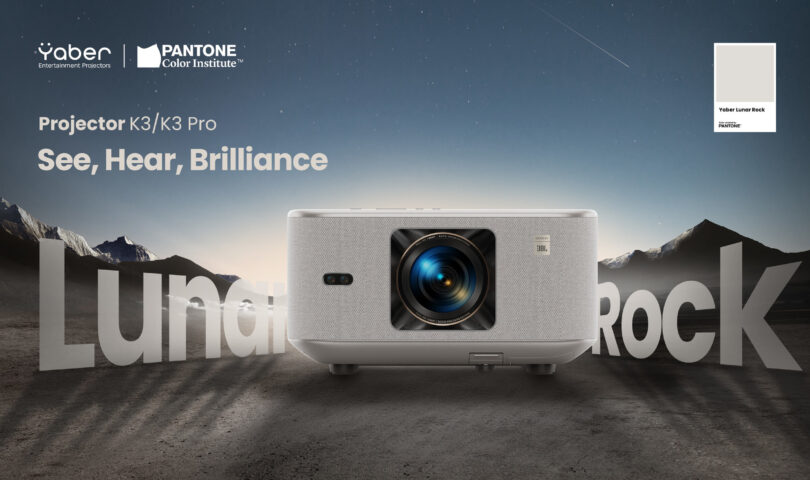 Yaber and Pantone Color Institute Debut Exclusive K3 Projector in Lunar Rock