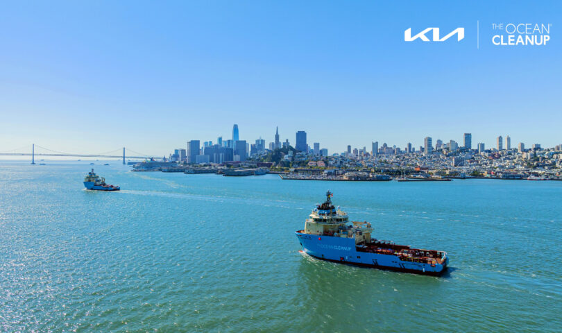 Kia and The Ocean Cleanup celebrate partnership achievements and map out future for cleaning Great Pacific Garbage Patch Kia and The Ocean Cleanup celebrate partnership achievements and map out future for cleaning Great Pacific Garbage Patch