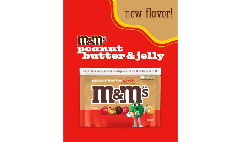 M&M’S® Captures A Classic Within Its Iconic Colorful Candy Shell; Introducing NEW M&M’S Peanut Butter & Jelly