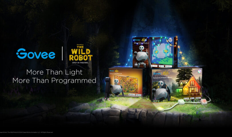 Govee Unveils Innovative Curtain Lights 2 in Collaboration with DreamWorks Animation’s New Film, The Wild Robot
