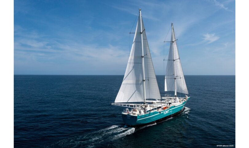 G.H. MUMM CHAMPAGNE MADE ITS MARK ON HISTORY AS TOWT SAILING CARGO SHIP HAS ARRIVED IN NEW YORK, U.S.A., ON SEPTEMBER 3, 2024