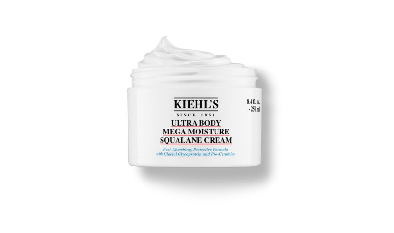 ACHIEVE MEGA FAST, MEGA MOISTURIZING RELIEF WITH KIEHL’S ULTRA BODY MEGA MOISTURE SQUALANE CREAM