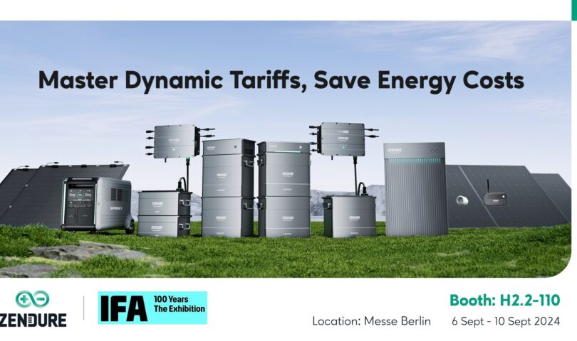 Spoločnosť Zendure predstavuje inovatívne energetické riešenia SolarFlow Hyper a SolarFlow Ace na veľtrhu IFA 2024
