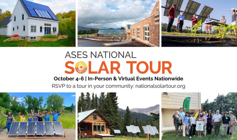Participate in the Largest Annual Grassroots Solar, Renewable Energy, and Sustainable Living Event in the Nation: The National Solar Tour