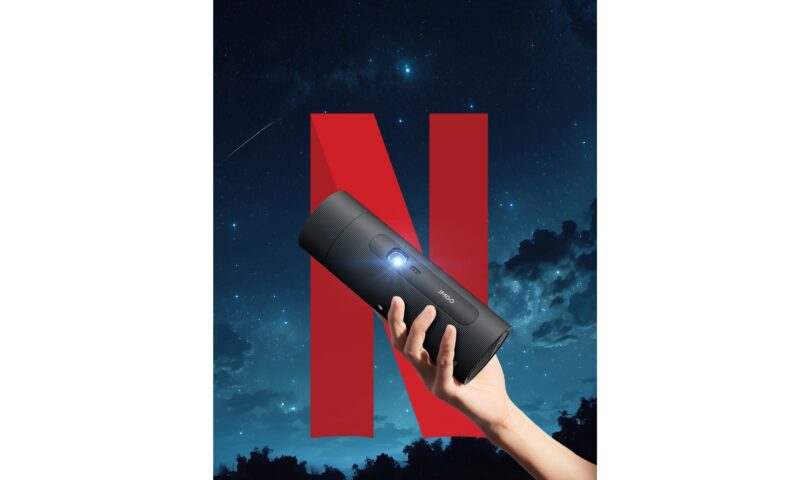 ein ultimativer tragbarer, batteriebetriebener Projektor mit FlexiSmart Intelligent