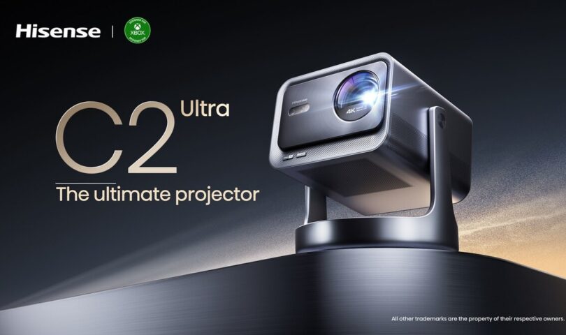 Hisense с Designed for Xbox выпускает Ultimate 4K Laser Smart Mini Projector C2 Ultra