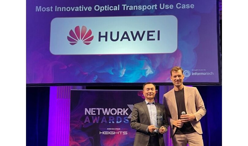 Huawei gewinnt die Auszeichnung als „Innovativster Anwendungsfall im Bereich optischer Shipping” auf der Community X NGON 2024