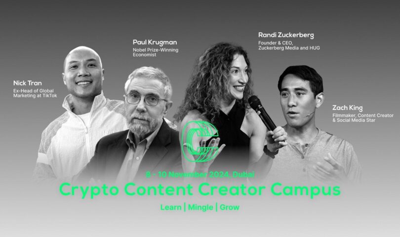 Crypto Content Creator Campus (CCCC) svela il parterre di relatori stellari per l’evento inaugurale