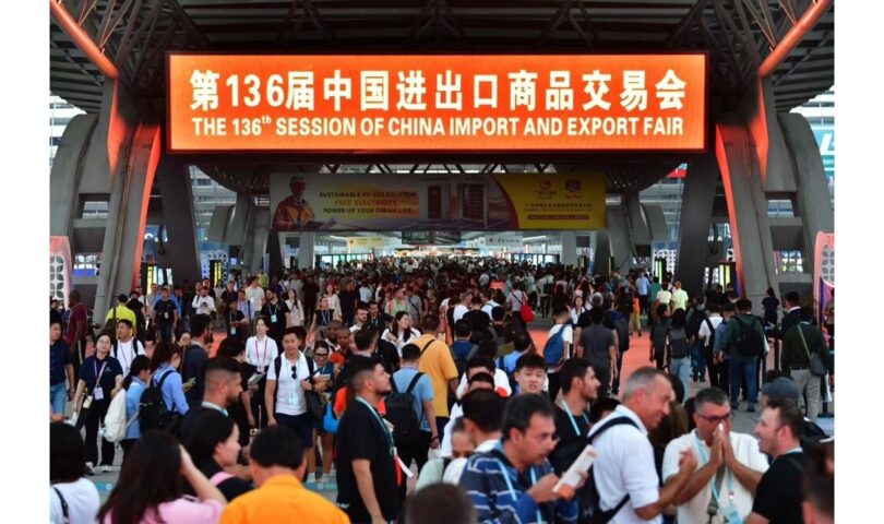 die 136. Canton Fair wurde am 15. Oktober in Guangzhou eröffnet