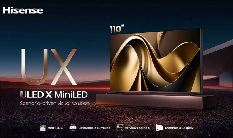 Pôsobivý 110-palcový televízor Hisense ULED X Mini LED je teraz dostupný po celom svete