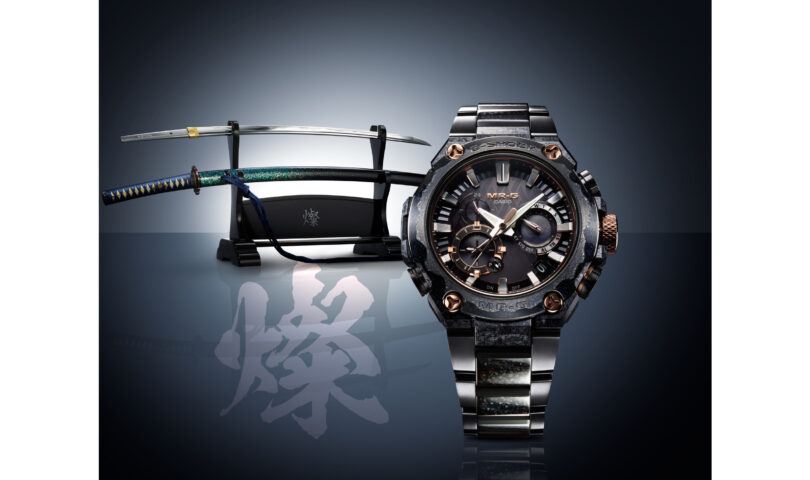 Casio bringt MR-G auf den Markt, inspiriert vom brillanten Glanz japanischer Katana-Schwerter