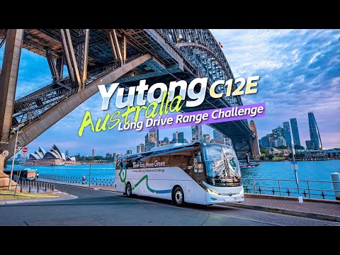 Společnost Yutong Bus absolvovala v Austrálii test dojezdu na baterie a propaguje elektrickou transformaci veřejné dopravy pomocí průlomové technologické platformy