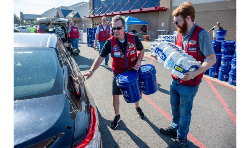 Lowe’s Pledges Incremental  Million and Mobilizes Volunteers to Support Hurricane Relief