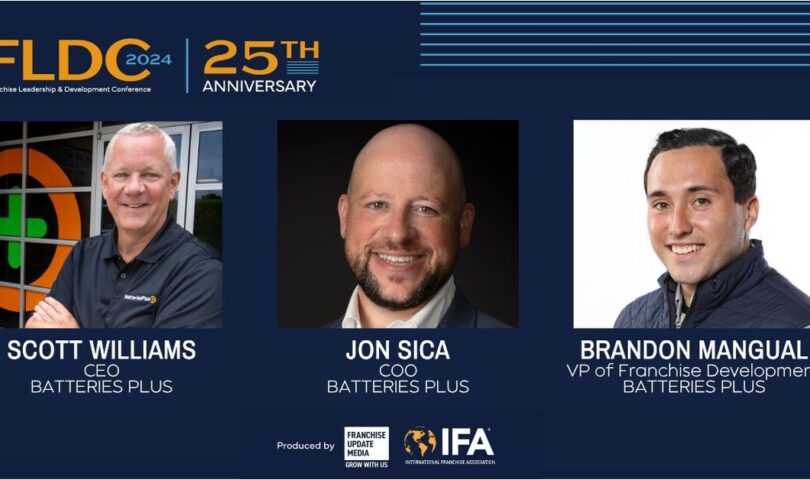 Franchise Leadership & Development Conference Selects Batteries Plus Leaders to Speak on Franchise Sales Strategies and Innovation