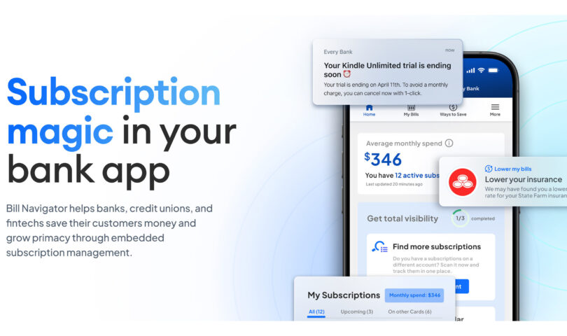 Pinwheel Unveils Invoice Navigator, a Groundbreaking Subscription Control Software for Banks to Save Shoppers Cash and Win Primacy