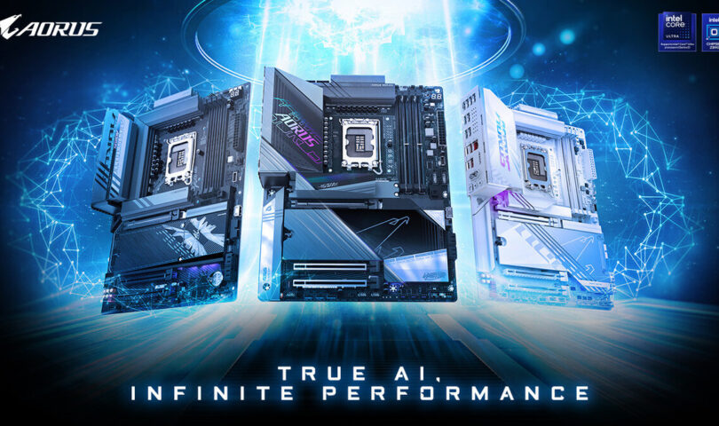 GIGABYTE präsentiert AORUS Z890-Mainboards mit KI-gestützten Innovationen für die neuesten Intel® Core™ Ultra-Prozessoren