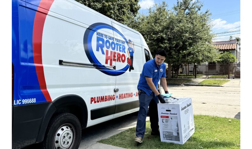 Rooter Hero Plumbing & Air partners with local charity to help a local senior in need
