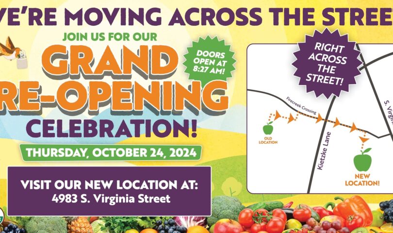 Natural Grocers® Invites Reno, NV Community to Grand Reopening at New Location on October 24, 2024