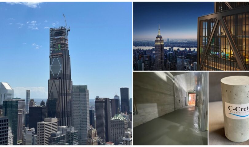 Crete Applied sciences заливает первый в мире бетон на основе гранита — без портландцемента