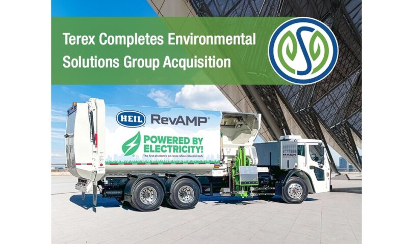 Terex Completes Acquisition of Environmental Answers Team from Dover Company