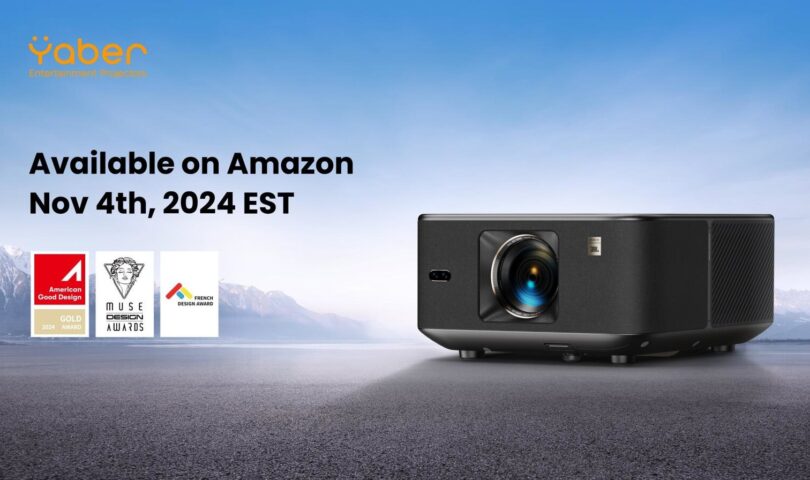 Yaber’s Award-Winning K3 Projector Available on Amazon on November 4th, 2024