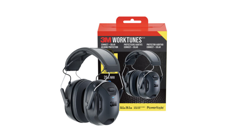 3M introduces WorkTunes Connect + Solar Hearing Protector, a first-of-its-kind continuous solar charging headset for consumers
