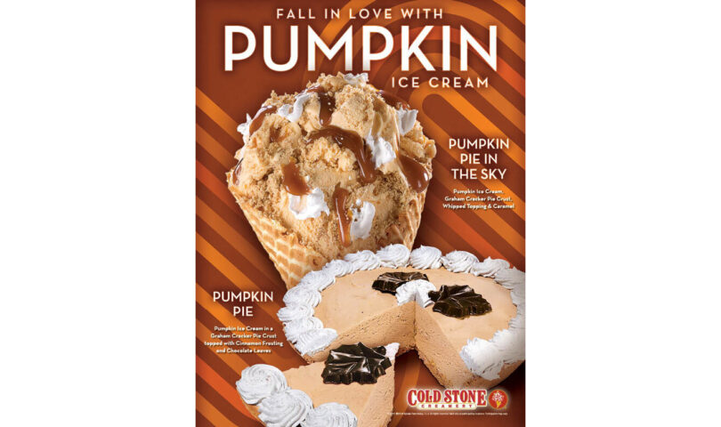 Cold Stone Creamery® Brings Back Pumpkin Pie in the Sky™ for the Season!