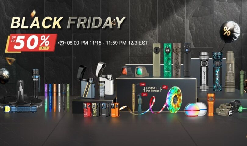 Olight dévoile une nouvelle lampe à pince et offre jusqu’à 50 % de réduction pour le Black Friday