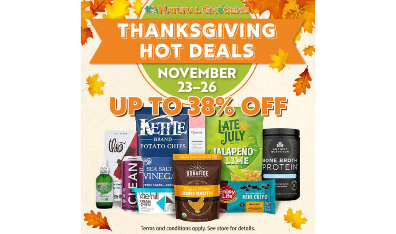 Gather for a Good4U Thanksgiving with Natural Grocers®
