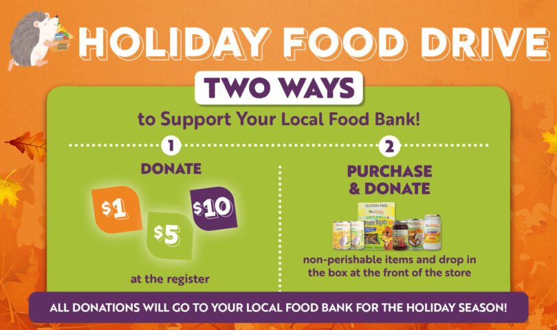 Natural Grocers® Launches Annual Holiday Food Bank Fundraiser and Food Drive