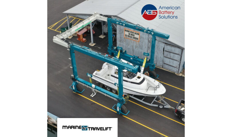 American Battery Answers Powers Marine Travelift’s Unused Electrical Line Boat Hoists