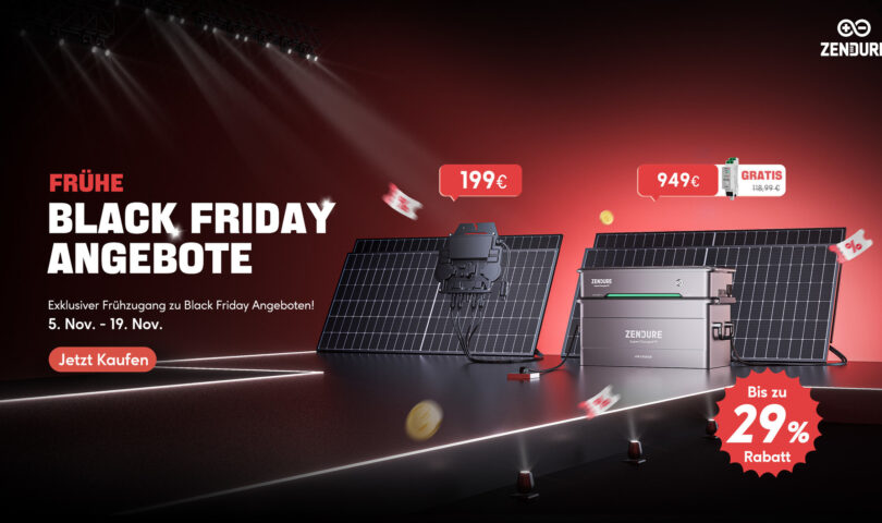 Zendure führt winteroptimierte Energielösungen und exklusive Black Friday Early Bird Deals ein