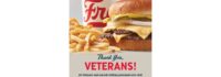 Freddy’s Honors Veterans with Free Combo Meal Cards
